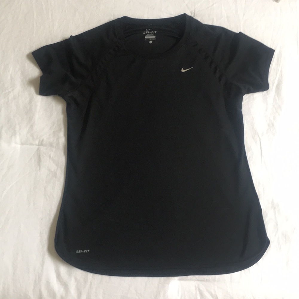 Black Nike Dri-Fit workout shirt